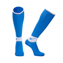 Twin Stars Football Socks Kids Football Socks White Blue Teen Football Socks