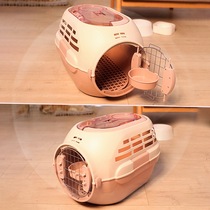 Pet air box Cat cage Portable out of the dog consignment box Car large cat bag transport box Suitcase