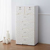 Large thickened locker Drawer storage cabinet Baby plastic childrens wardrobe Baby cabinet five-bucket finishing cabinet