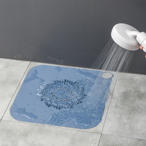 Silicone anti-blocking floor drain cover Toilet Bathroom floor drain pad Sewer hair filter Hair anti-blocking artifact