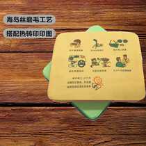 Factory direct sales batch customized six maintenance Island wire glasses cloth imitation suede five boxes free logo printing