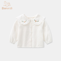 Girl Shirt Spring Dress 2022 New Ocean Gas Children Blouses Woman Baby Long Sleeve Lining Clothes Kids Doll Shirts Spring Autumn