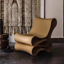 Nordic Designer Morden Modern Twist Chair Twist Chair Design GRP Noodle Casual Leaning Back Chair