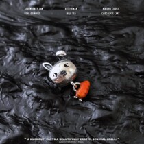 11.14 Loss of rice start broadcasting benefits! S925 SILVER BUNNY CARROT PENDANT ABOUT 1.9g 1.7CM