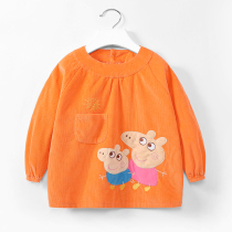 Youbeixiang children's cotton corduroy overalls men and women baby anti-wear clothes 1-2-3-4-year-old baby waterproof circumference