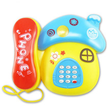 Baby childrens telephone Music Toys baby educational toys 1-2-3 years old night market stalls supply batch