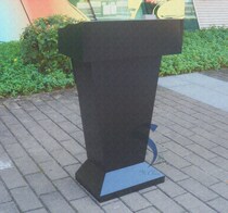 Reception desk welcome desk welcome desk property restaurant stainless steel podium hotel information desk speech