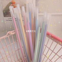 Highlighter mark key hand account pen set Candy color gel pen high color value student color pen quick-drying notes