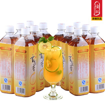 Heng Kee rock sugar pear juice mixed fruit drink Thick pulp concentrated pear cream milk tea raw materials whole box 12 bottles