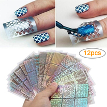 12PCS Hollow Nail Sticker Self-adhesive Manicure Sticker