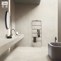 Micro cement Weatherly Wind Living Room Tile Plain Color High Grey Minimalist Rice White Japanese Floor Tiles Background Wall 750