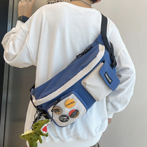 2022 New Slanted Satchel Mens Summer Tide Cards 100 Lap Single Shoulder Bag Fashion Casual Diagonal Shoulder Chest Bag Large Capacity pocket