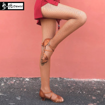 Dynasty Latin dance net socks Girls Fisheye Latin socks Adult Latin pantyhose Dance net socks Soft net 668