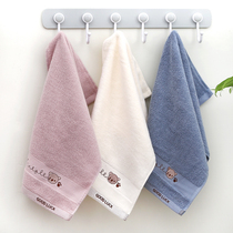 Pure cotton towel washing face household non-hair absorbent soft children cartoon thick cotton towel