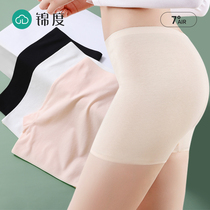 Spring and summer thin section pure cotton safety pants anti-walking lady flat corner underpants female full cotton beating bottom pants without mark 4-corner underpants