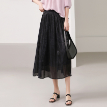 Rongmei(QZ0336313)Japanese aurora glass luster dazzling romantic pleated skirt