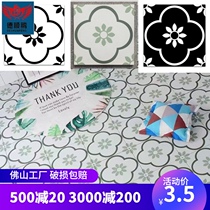 Black and white tiles bathroom kitchen floor tiles black and white cherry blossom wall tiles 300 flower tiles American style