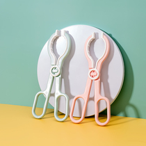 Bottle clip High temperature resistant non-slip silicone bottle disinfection clip Cooking and washing bottle pliers Milk clip Bottle mouth clip artifact