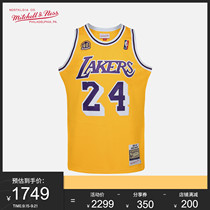 Mitchellness Kobe No. 24 jersey 07-08 Lakers AU Retro 60th Anniversary Mesh Vest