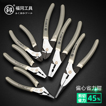 Japan Fukuoka wire pliers 5 inch small imported German eccentric labor-saving pliers 7 inch vise electrical hand pliers tools