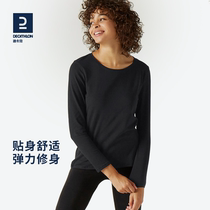 Di Cannon Warm Underwear Suit Womens Autumn Clothes Autumn Pants Long Sleeves T-Shirt Blouses Bottom Pyjamas Pants Can Be Worn Out of WSLW