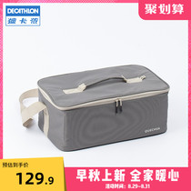  Decathlon picnic kitchenware storage bag Travel portable bag Large capacity camping tableware storage bag Large ODC