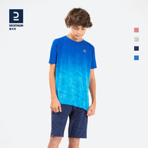 Di Cannon childrens sports suit t-shirt male and female sun protection speed dry shorts sports childrens clothing KIDC