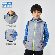 Decathlon official flagship store outdoor vest children boys and girls autumn and winter 2020 new warm vest KIDD
