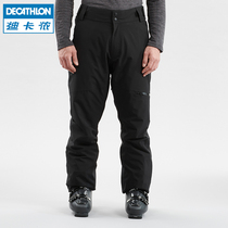 Decathlon ski pants men outdoor windproof waterproof thick warm slim trousers OVW3