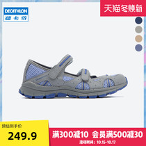 Decathlon flagship store official outdoor sandals women clown shoes womens non-slip hole shoes womens shoes sandals ODS