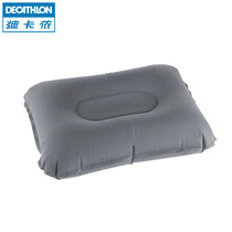 Decathlon inflatable pillow outdoor leisure camping portable travel pillow flocking nap airplane home ODCF