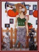 Dance clothing hot sale yoga belly dance imported elastic cotton V-collar lace camisole AU26