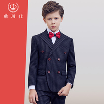 Childrens suit suit handsome Korean boy flower girl dress little boy boy host wedding dress costume autumn