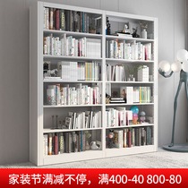 Home Library Bookshelves Children Students Steel Bookshelves Iron Multilayer Floor Shelves Books Information Bookcase
