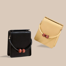 Bag portable womens new solid color crossbody womens bag fashion simple texture small square bag small tide cute shoulder bag