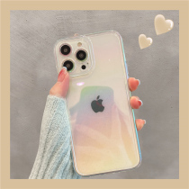 Apply Apple 13 phone shell iphone12promax flash powder gradient 11 Brief about new x xs net red ultra fire exploits xsmax transparent xr full package anti-fall 12 1