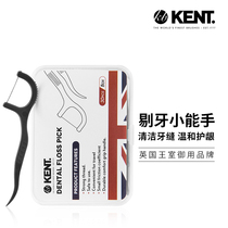 KENT KENT dental floss stick home-packed nano fine clean picking line portable box 300 portable storage box