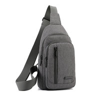 Skew Satchel Male Oxford Cloth Casual Small Backpack Purse Tide Outdoor Canvas Mens Diagonal Shoulder Bag Satchel Small Chest Bag