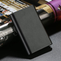 Ehrenmann leather business card holder mens business card box card bag ultra-thin compact card box credit card box