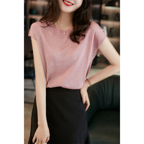 The Smileys LAUGHS CULVERT Machine Wash Bright Silk Boat Collar Knit Cardigan Short blouses Female design Sensation Niche ZY358088MG