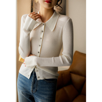 @ laughs culvert 100 hitch 5 colors spring style blouses pure wool knit shirts sweatshirt sweater ZWG462391AG