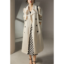 The Smiling Culvert Classic with Lacing Loose Cotton double-row buttoned with wind coat jacket FYC590250AL