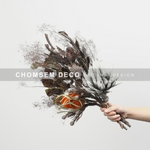 Original modern model room soft decorations vase fake flowers artificial flowers dried flowers living room ornaments new year bouquet