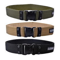 Outer belt military fans canvas military training armed S belt belt training Black Hawk tactical tooling outdoor belt belt