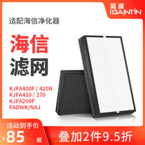 Adapted sea letter air purifier KJ400F 410650320 NAJ NAE strainer KJFA420N filter core