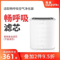  Suitable for hammer breathing air purifier filter element high efficiency composite lower layer filter