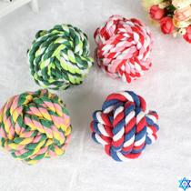 Cotton rope ball to make the dog dog bite resistance to bite