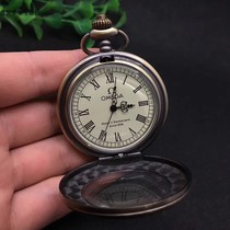 Pocket watch can put photos Mechanical automatic womens necklace watch pendant Vintage accessories Mechanical double shell birthday gift trend