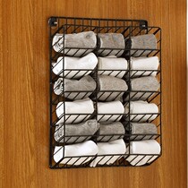 Wrought iron dormitory wardrobe socks underwear storage artifact household hanging underwear hanging bag hanging wall bedroom storage box