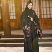 Rumeng Nishang Couple Hanfu Female Big Sleeve Shirt Lion Fire Lingyun Original Xiangliuyun Embroidery Guangxian Autumn Winter